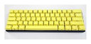 【中古】【未使用】キーキャップ スイッチメカニカルキーボードイエロー太いPBTキーキャップANSIレイアウトサイドを印刷 (Color : 61 key)(2)