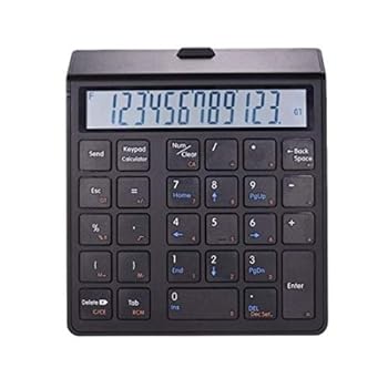 【中古】【未使用】BZM-ZM BT 28キー充電式スマートスマートパッドキーボード＆電卓機能データ入力/Linux/Android/iOS/コンピュータのラップトップスマートフォンの