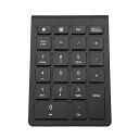 【中古】ワイヤレス数字キーボード テンキーボード 10メートル伝送距離 AAA電池使用 会計 作業 学習 オフィス(2)