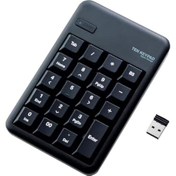 【中古】エレコム 2.4GHzワイヤレステンキーパッド ブラック TK-TDM017BK 【中古】エレコム 2.4GHzワイヤレステンキーパッド ブラック TK-TDM017BK