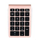 【中古】【未使用】Bluetooth数字キーパッド、USBワイヤレステンキー22キーポータブルミニ充電式テンキーのノートパソコン、ラップトップ(2)