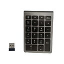 【中古】Bluetooth数字キーパッド、2.4GHzポータブル数字キーパッド、ノートパソコンのショートカットデータ入力、デスクトップPC(22キー)