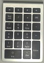 【中古】Bluetooth数字キーパッド、USBワイヤレステンキー22キーポータブルミニ充電式テンキーのノートパソコン、ラップトップ