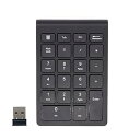 【中古】Bluetooth数字キーパッド、USBワイヤレステンキー22キーポータブルミニ充電式テンキーのノートパソコン、ラップトップ