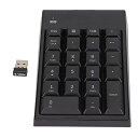 【中古】ワイヤレステンキー 2.4GHz 22キーUSBテンキーNumpadキーボード ラップトップ デスクトップ PC コンピューターなどの人間工学に基づいたデザイン