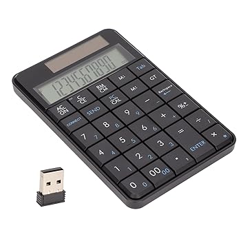 【中古】Vbestlife ワイヤレステンキー ソーラーパネル2.4GHz 29キーUSBテンキーラップトップ デスクトップ PC コンピューターなどの人間工学に基づいた