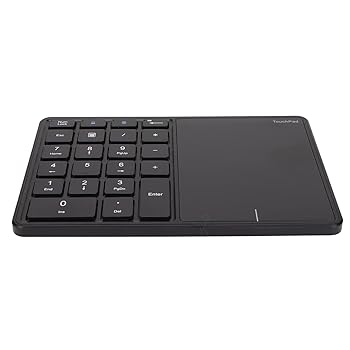 【中古】ワイヤレステンキー、22キータッチパッド付きワイヤレスBluetoothテンキー、BT + 2.4Gデュアルモード充電式テンキー、IOS用、Android用、Windows 【中古】ワイヤレステンキー、22キータッチパッド付きワイヤレスBluetoothテンキー、BT + 2.4Gデュアルモード充電式テンキー、IOS用、Android用、Windows