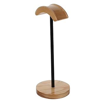 【中古】KOMBIUDA ヘッドセット カーキ デスクトップ ディスプレイ ほとんど 木製トレイ スタンド オーガナイザー ワイヤレス イヤホン ホルダー ベース