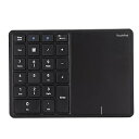 【中古】【未使用】Vbestlife テンキー 22キー ワイヤレス テンキー タッチパッド ワイヤレス BT4.2 充電式テンキーパッド IOS//Win対応 (黒)