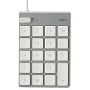 【中古】ナカバヤシ(Nakabayashi) Digio2 USB テンキーボード 有線 Mac 用 薄型 シルバーホワイト Z8780