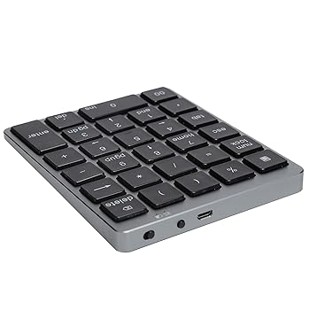 【中古】Bluetooth テンキーパッド テンキーパッド 充電式 アルミ合金 ABS 3.0 ワイヤレス メカニカル テンキーパッド ノート デスクトップ Cfor OMPuter