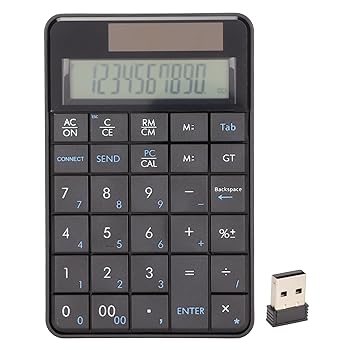 【中古】【未使用】ワイヤレステンキー、2 in 1ワイヤレステンキー2.4Gデジタルディスプレイ数字キーボード、会計電卓付き、ホームオフィスビジネス用 【中古】【未使用】ワイヤレステンキー、2 in 1ワイヤレステンキー2.4Gデジタルディスプレイ数字キーボード、会計電卓付き、ホームオフィスビジネス用