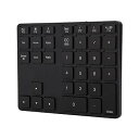 【中古】ワイヤレステンキー、超薄型充電式テンキー、Bluetooth 5.0、Windows 8 / 8.1 / 10およびMac OSシステム用の35キーテンキー (黒)