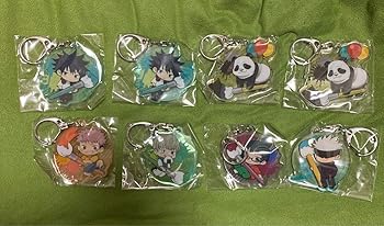 【中古】【未使用】呪 廻 虎杖悠仁 伏黒恵 狗巻棘 五条悟 パンダ 禪院真希 ふでまめ アクキー