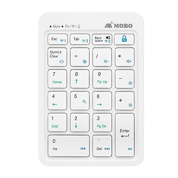 【中古】モボ(Mobo) テンキー Bluetooth USB-C 有線 無線 モボ テンキーパッド2 デュオ NumLock 連動 非連動 macOS モード 切替機能 搭載 ホワイト AM-NP 【中古】モボ(Mobo) テンキー Bluetooth USB-C 有線 無線 モボ テンキーパッド2 デュオ NumLock 連動 非連動 macOS モード 切替機能 搭載 ホワイト AM-NP