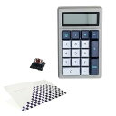 【中古】DENTEN(キースイッチカラー:茶軸)&おもてな紙セット 電卓 テンキー 計算機 メカニカルキースイッチ 計算器 USBテンキー テンキーボード