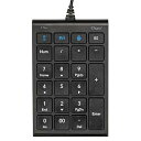 【中古】Zoom対応USB有線テンキー/ブラック TNK-SU239BK
