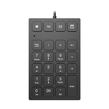【中古】Bydezcon ウルトラスリムテンキーパッドテンキーナンパッド外部ナンバーパッド Aigo N28キーボードポータブル財務会計キーボード番号パッド