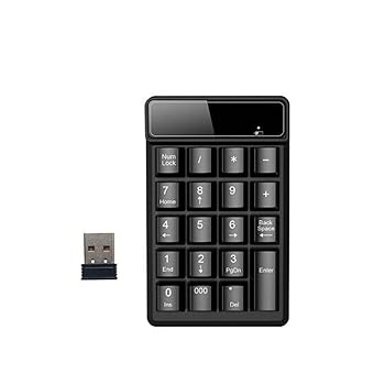 【中古】【未使用】SZSWRHAi テンキー 2.4G ワイヤレス 19キー 数字キーボード 非連動 テンキーパッド PC/Laptop/ノートブック 対応