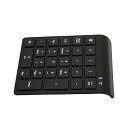 【中古】【未使用】L テンキー 27 キー テンキーパミング キーパッドテンキー テンキー、ワイヤレス テンキーパッド Etooth 27 キー ブラック高速データ転送ゲーム
