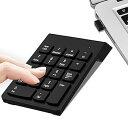 【中古】【未使用】TATMOHIK ナンバーパッド ワイヤレステンキー テンキー テンキー テンキー 10キー 2.4GHz USBレシーバー付き ポータブル アップグレード版 10キ(2)