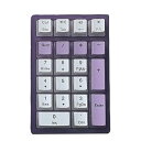 【中古】【未使用】機械式番号テンキー 21 キーホットスワップ可能なテンキーコード付きバックライト付きキーパッド USB C テンキーパッドラップトップ PC デスクト