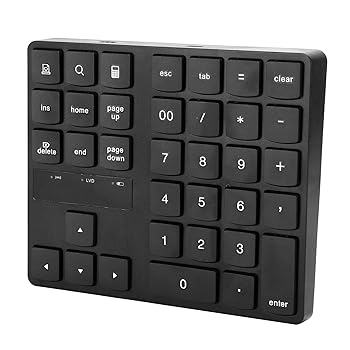 Hewlett Packard - 【中古】便利な黒のワイヤレステンキー ポータブルで実用的なミニテンキー 家庭用屋外用2 4G 簡単な操作で ミニポータブルサイズは持ち運びが簡単です