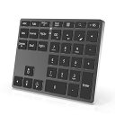 【中古】テンキー 3種接続対応 テンキー ワイヤレス テンキー Bluetooth テンキー 2 4G テンキー 35キー 有線 テンキーボード 7色バックライト付き レシ(2)