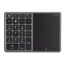 【中古】タッチパッド付き2 4Gワイヤレステンキー 22キーポータブルBluetoothテンキー 財務会計USBC充電式テンキー 軽量で 非常に便利(2)