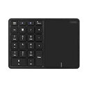 【中古】ワイヤレステンキー タッチパッド付きキーボードテンキー 2 4Gワイヤレステンキー テンキー Bluetoothテンキー Type C 充電式テンキー テンキー