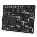 【中古】【未使用】テンキー 3種接続対応 テンキー ワイヤレス テンキー Bluetooth テンキー 2 4G テンキー 有線 35キー 7色バックライト付き テンキーボード レシ