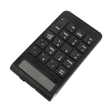【中古】【未使用】電卓 テンキー ワイヤレス ナンバー パッド 29 キー ワイヤレス キーパッド Abs 2 4G キーパッドワイヤレス 29 キー LCD ディスプレイ付き数字キ