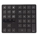 【中古】【未使用】ワイヤレステンキー 35キー効率的でショートカット機能キーを備えたポータブル充電式テンキー PCコンピュータ ラップトップ デスクトップ ノー...