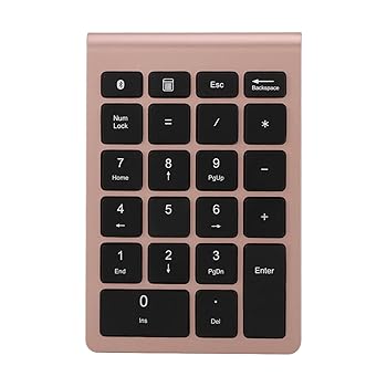 【中古】22キー テンキー BT304 ABS ミニ ワイヤレス テンキーパッド Bluetooth5 0対応 高速リバウンド速度 低遅延 快適な手触り 効率的で耐久性