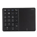 【中古】ワイヤレステンキー 22キーポータブル充電式テンキー タッチパッド付き タイプC Bluetooth 2 4Gデュアルモードラップキーバロード トップノート(2)