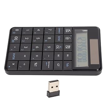 【中古】電卓テンキー 電卓機能ソーラーパネルワイヤレスキーパッド ップトップ 銀行 学校 企業などに適しています 2 4GHzワイヤレス 【中古】電卓テンキー 電卓機能ソーラーパネルワイヤレスキーパッド ップトップ 銀行 学校 企業などに適しています 2 4GHzワイヤレス