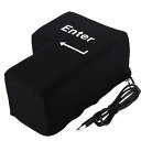 【中古】巨大 エンターキー Enter パソコン して ストレス解消 BIG ENTER 誕生日プレゼント おもしろグッズ (黒)