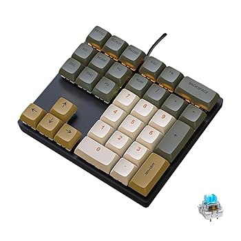 【中古】LINKEET メカニカルテンキーパッド レインボー バックライト クリッキー ブルースイッチ 有線 USB 数字パッド 33キー NKRO テンキー XDA PBT キ 【中古】LINKEET メカニカルテンキーパッド レインボー バックライト クリッキー ブルースイッチ 有線 USB 数字パッド 33キー NKRO テンキー XDA PBT キ