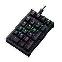 【中古】メカニカルナンバーパッド、ホットスワップ可能なテンパッド 有線USB 21キー テンキー PBTキーキャップ付き カラフルなバックライト付きキーパッ