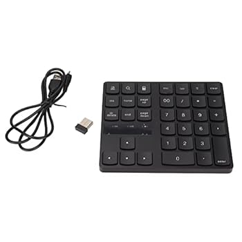 【中古】35 キーテンキー付きミニ USB キーボード、サイレント急速リバウンド、人間工学に基づいたデザイン、家庭、ゲーム、オフィス用