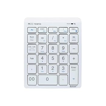 【中古】MCO Bluetoothテンキー ホワイト TENBT02／WH top1-ds-2446598 [独自簡易包装](2)