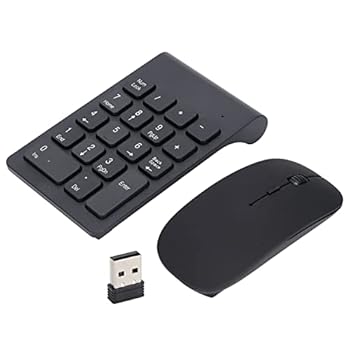 【中古】【未使用】コードレステンキー、テンキーコードレステンキーテンキー22キー、2.4GHzポータブル財務会計数字キーボード、ラップトップデスクトップ用1200DPI