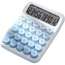 【中古】【未使用】電卓 メカニカルキーボード卓上電卓 オフィスサイエンス 日常の基本的なオフィス電卓 メカニカルキーボード電卓 金融オフィス (ライトブルー)