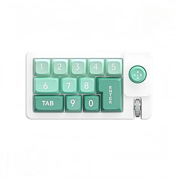Lenovo - 【中古】コンパクトでプログラム可能なメカニカルテンキー、カスタマイズ可能なノブマクロ機能付き、ドライバ不要、USB接続、耐久性のあるABS素材を使用