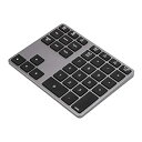 【中古】ワイヤレス Bluetooth テンキーパッド、35 キー超薄型テンキー Bluetooth5.0 充電式タブレット Windows 用ラップトップ/スマートフォン/2802