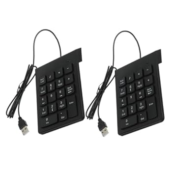 SHARP - 【中古】Gatuida 2個 銀行 金融 キーボード トップ 数字 キーパッド トップ アクセサリー キーパッド スリム 数字 デスクトップ 数字 パッド キーボード