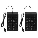 【中古】Garneck 2個 銀行 金融 キーボード 数字 パッド 数字 キーパッド7 金融 パッド デスクトップ コンピューター キーパッド 数字 キーパッド7数字