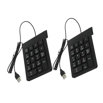 【中古】【未使用】QUMIIRITY 2個 銀行 金融 キーボード USB 数字 キーパッド キーパッド キー ボード パッド トップ アクセサリー トップ 数字 キーパッド USB キ