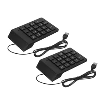 【中古】Zerodeko 2個 銀行 金融 キーボード ポータブル 数字 キーパッド 数字 パッド キー ボード キー パッド キーパッド トップ キーボード キー デス