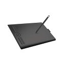【中古】【未使用】GAOMON M10K 2018 10x6インチ8192レベル筆圧電池不要なペン搭載マウスモードを持つお絵描きグラフィックペンタブレット